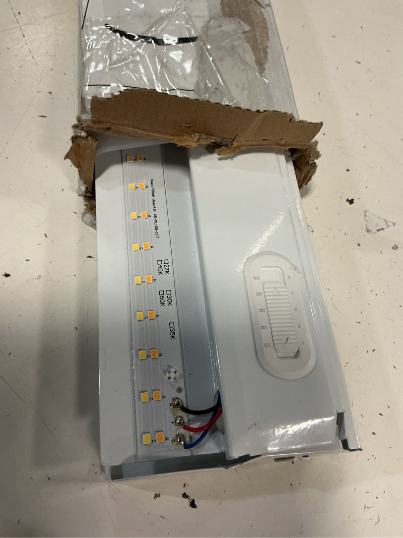 Condition photo showing Good Condition for 42” led direct wire under cabinet light with on/off switch - led lights for kitchen - selectable cct 2700k-5000k, 1224-1296 lumens, 18w - ucb hardwired under cabinet lighting by nicor lighting 42 switch