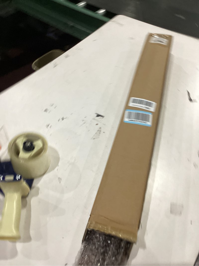 Condition photo showing As Is for MyGift 30 Inch Rustic Burnt Solid Wood Hanging Shoe Rack, Wall Mounted Storage Organizer Footwear Holder for Closet, Mudroom, Entryway, Holds 6 Pairs, Set of 2 Burnt Wood-2 Set of 2