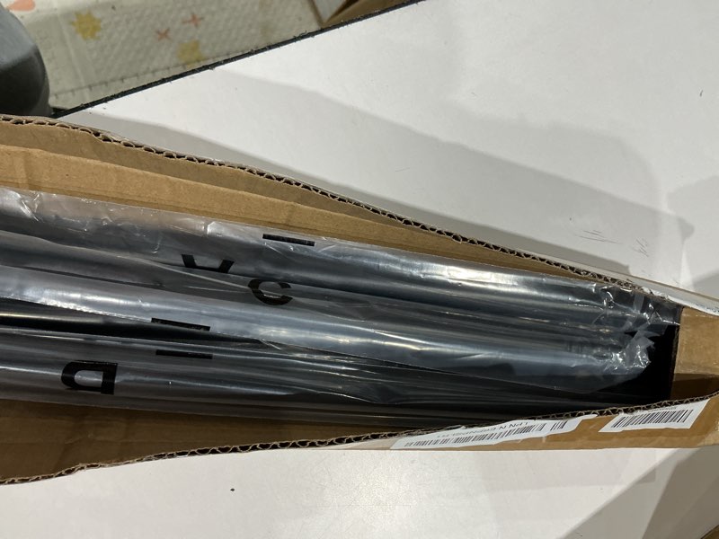 Condition photo showing Good Condition for black curtain rods for windows 28 to 48 inch(2.3-4ft), 5/8 inch diameter heavy duty metal small curtain rods with brackets, modern decorative drapery rods, window curtains rod 28-48"(1 pack)