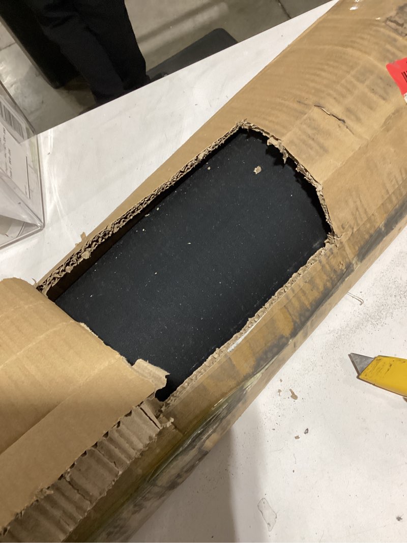 Condition photo showing As Is for 50mil EPDM Waterproofing Membrane, 39" x 32ft Self-Adhesive Rubber Roofing Membrane, Waterproof Leak Barrier for Roof, RV, Terrace, Garage Black-39inch×30ft