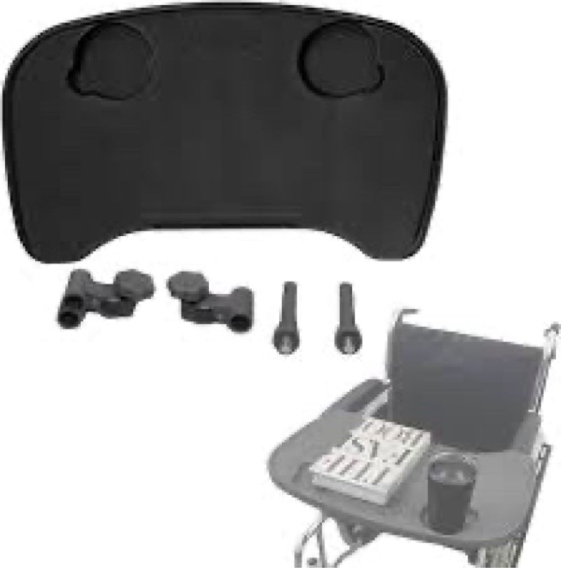 Wheelchair Tray Table - Removable Wheelchair Desk Lap Board Eating Aid for Nursing Patient, Fits Whe