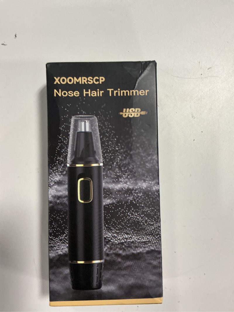 Condition photo showing New/Like New for professional painless rechargeable nose clipper waterproof ipx7 and easy to clean,usb rechargeable shaver professional nose trimmer
