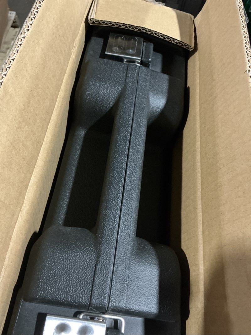 Condition photo showing As Is for 5/8 inch electric hydraulic rebar cutter, portable rebar cutter, cutting up to 4-16mm #5 rebar, cutting speed 1-1.5s 1000w rc16b (grey + orange)