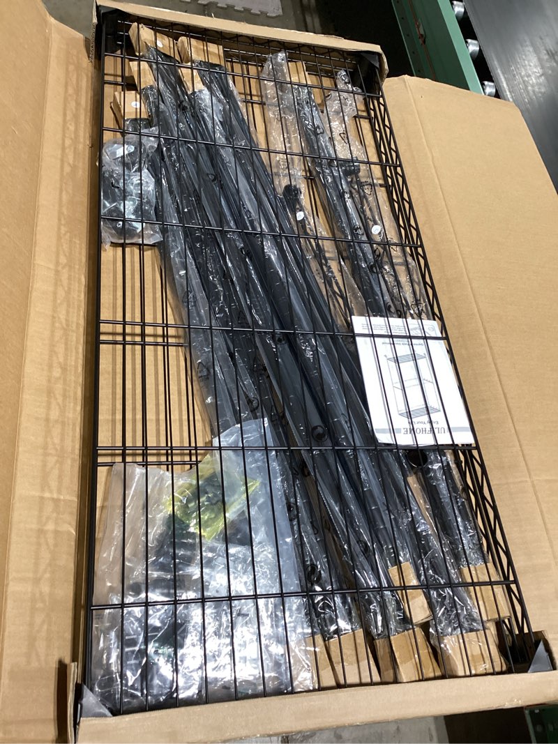 Condition photo showing New/Like New for p4 plus rolling clothes rack heavy duty, clothing racks for hanging clothes, free standing garment racks with wheels, portable closet rack 45''w × 20.5''d × 80.5''h, max load 570 lbs, black black p4 plus