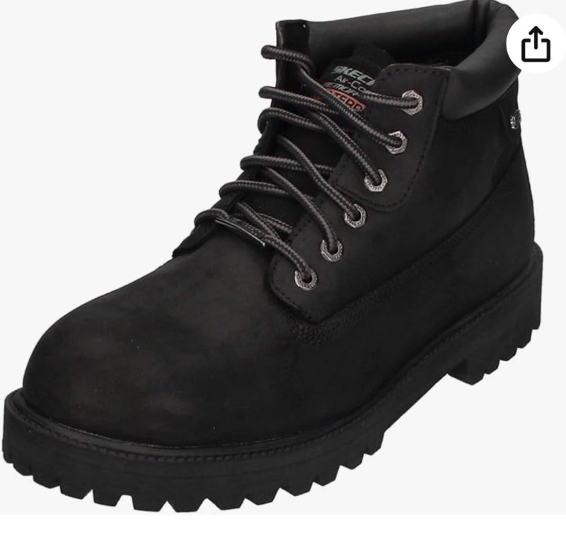 Skechers Men's SERGEANTS - VERDICT Boot, bolt, 6.5 Medium US