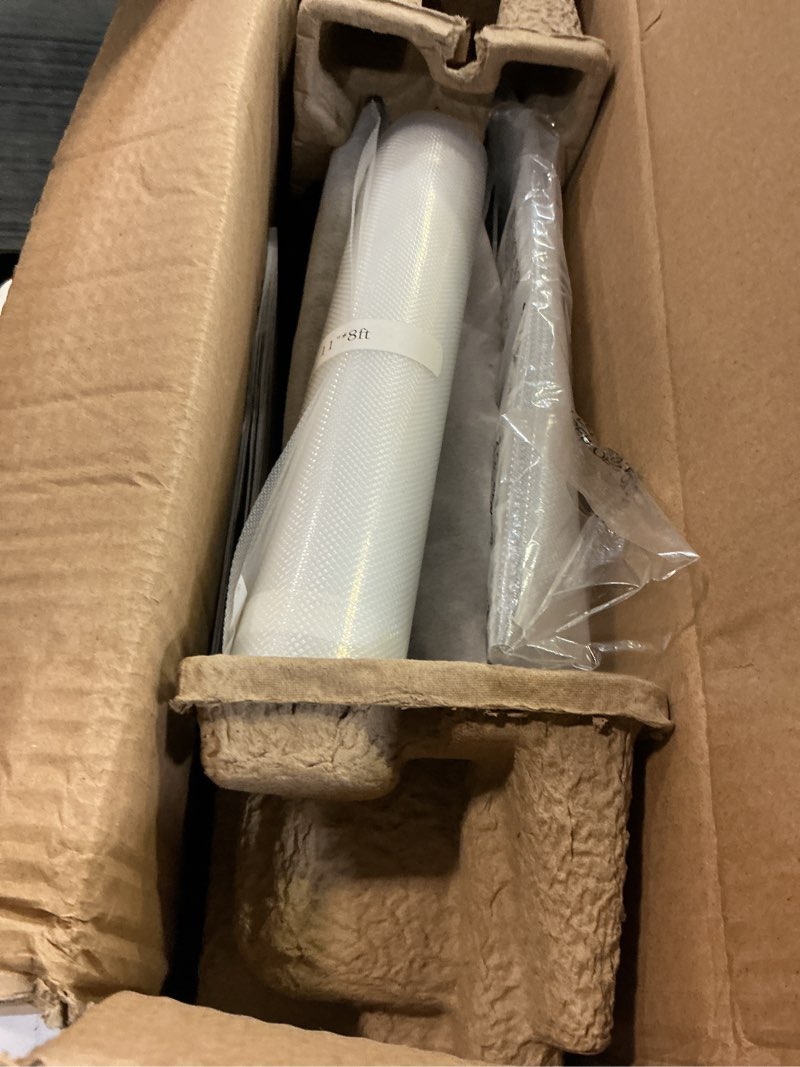 Condition photo showing Good Condition for foodsaver powervac compact vacuum sealing machine stainless steel & black vertical storage vs0150 | preserves freshness reduces bag waste for both dry and wet food