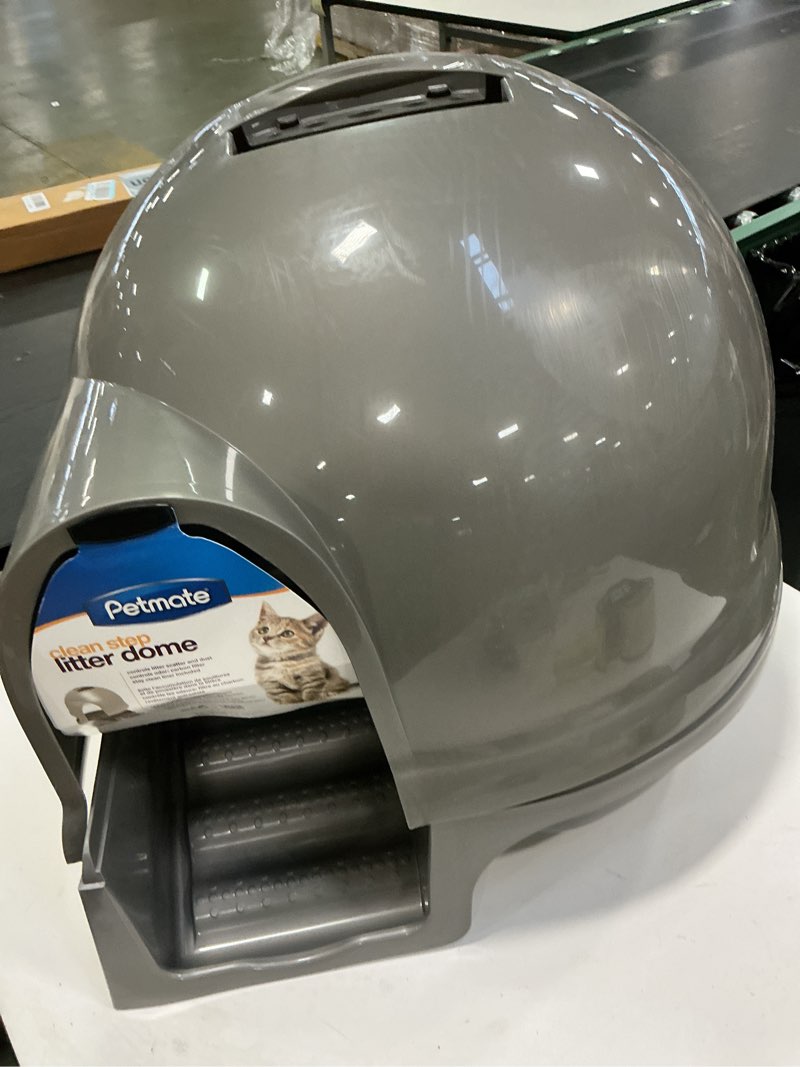 Condition photo showing Good Condition for Cajas de arena Petmate en forma de cúpula, N/A, Níquel cepilladoCajas de arena Petmate en forma de cúpula, N/A, Níquel cepillado