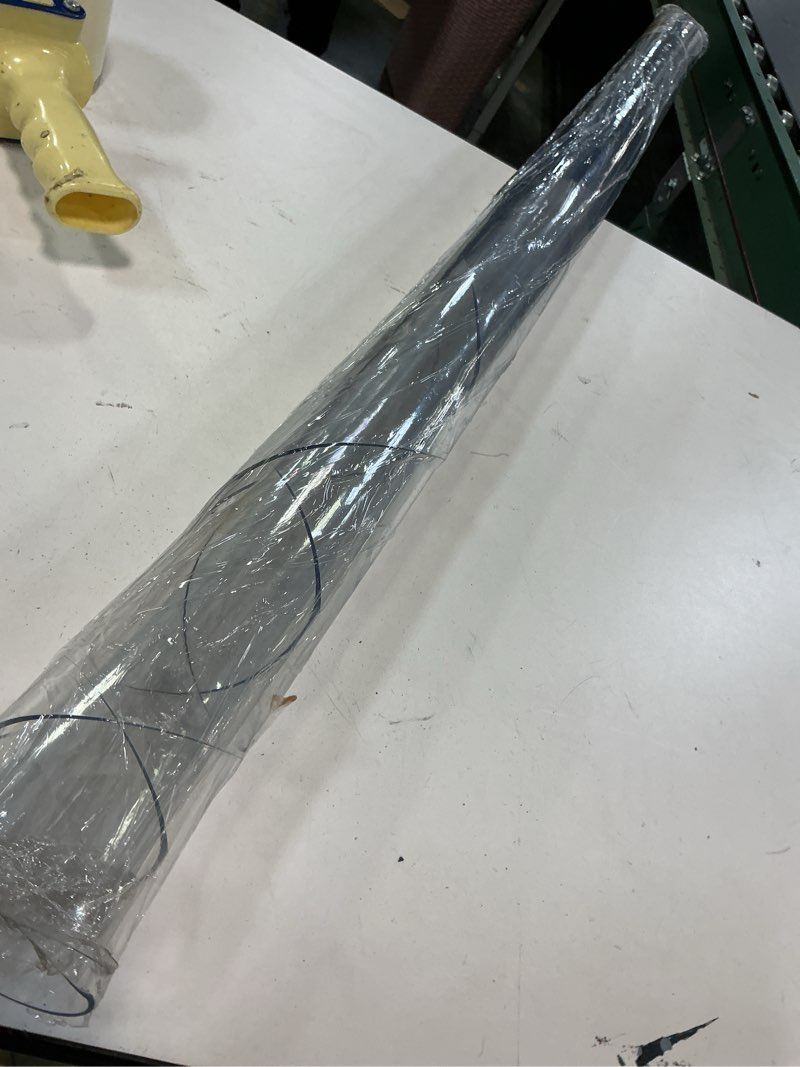 Condition photo showing Good Condition for LovePads Round Clear Table Cover Protector 58 Inch, 2mm Thick Table Protector for Dining Room, Waterproof Plastic Cover PVC Vinyl Tablecloth, Circle Tabletop Protective Pad for Furnture Surface 58" (Round) Clear 2mm