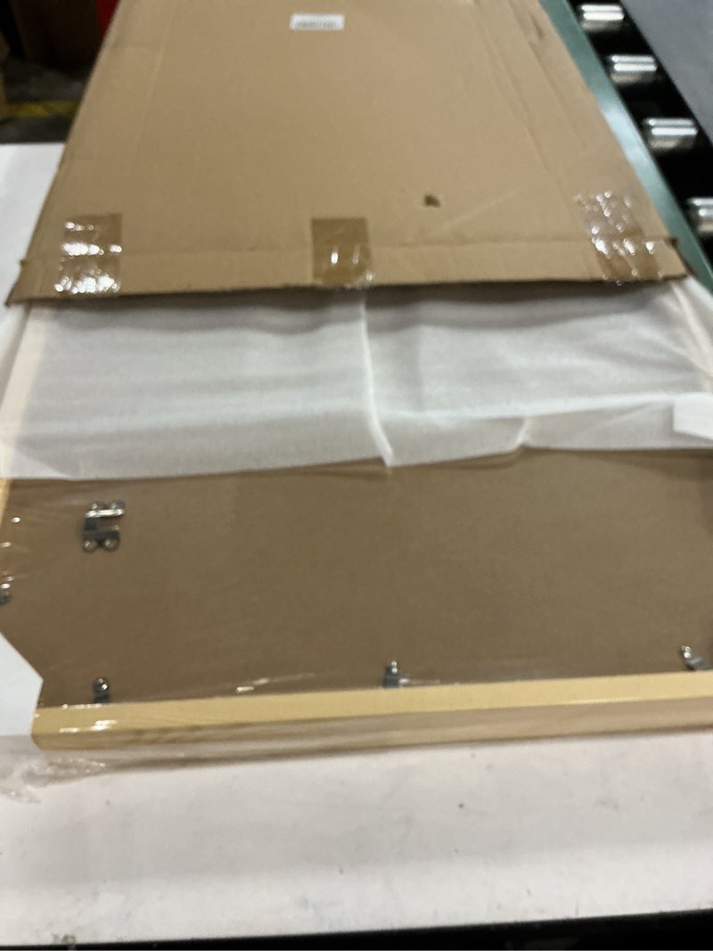 Condition photo showing New/Like New for Egofine 18x24 Poster Frame Set of 2 Solid Wood Frame with Plexiglass Matted for 16x20 for Wall Mounting Hanging Picture Frame Vertically or Horizontally, Natural Wood Natural Wood 18x24