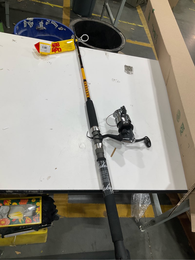 Condition photo showing Good Condition for ugly stik bigwater spinning reel and fishing rod combo new model 50 size reel - 7' - medium - 2pc
