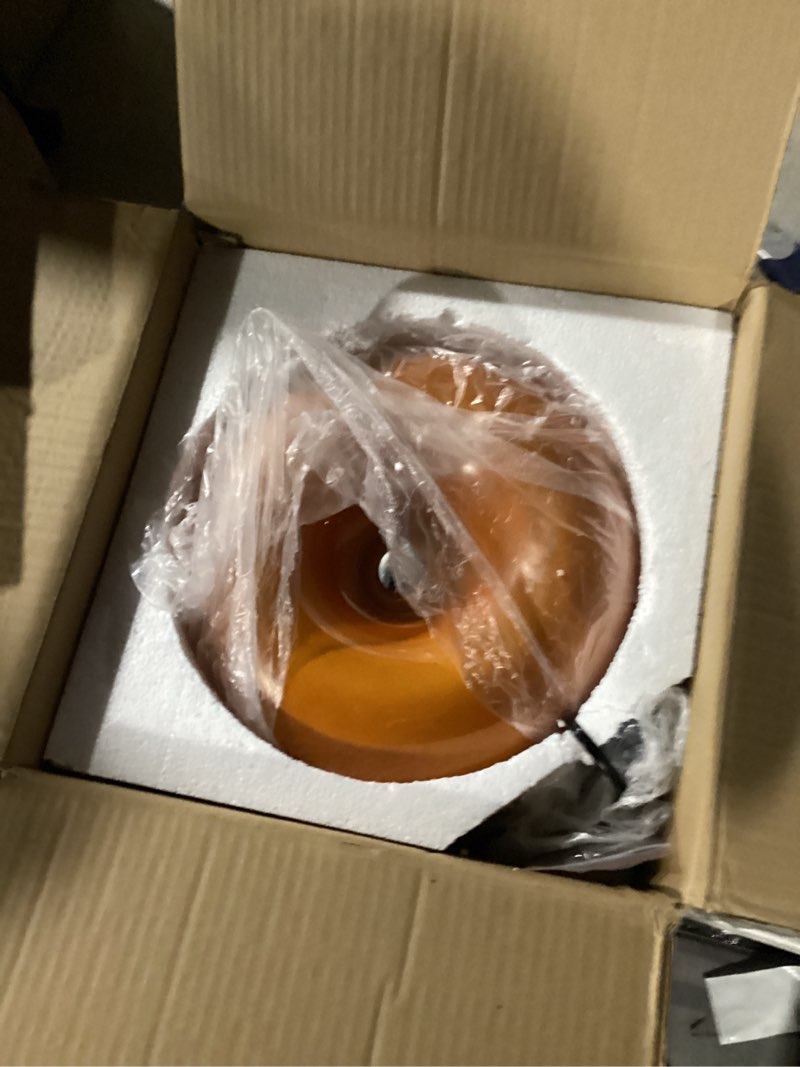 Condition photo showing Good Condition for Orange Donut Table Lamp,Dount Light Lamp Ambient Lighitng,Aesthetic Touch Table Lamps,Modern Cute Desk Lamps for Living Room Bedroom