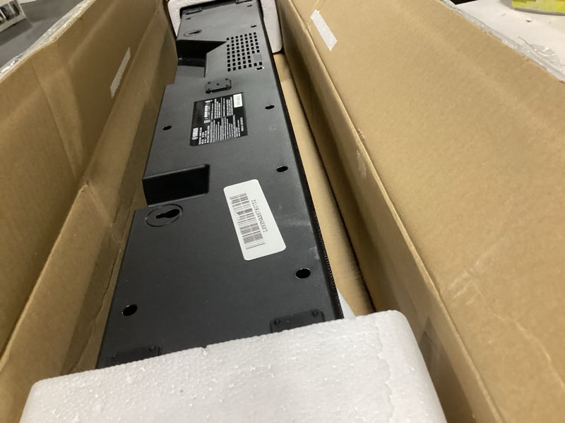 Condition photo showing As Is for Yamaha Audio SR-B20A Sound Bar with Built-in Subwoofers and Bluetooth, Black