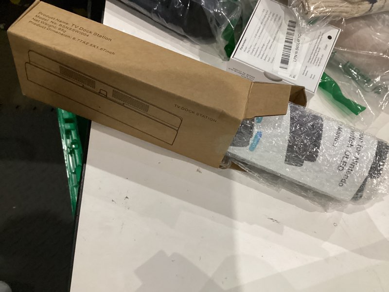 Condition photo showing As Is for tv docking station for switch-4k 1080p hdmi output/usb-c port/usb 3.0 port,replacement for official switch dock(only dock)