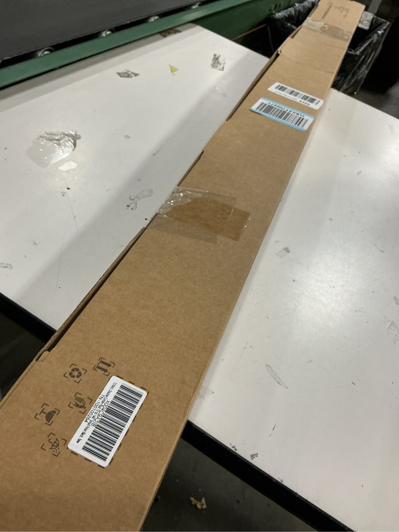 Condition photo showing Good Condition for TONIAL 1 Inch Double Curtain Rods 72 to 144 Inch (6 to 12 ft), Heavy Duty Decorative Drapery Rod for Windows 69 to 140 Inch (5.75 to 11.7 ft) with Small Cap Finial, Black Black 72-144"