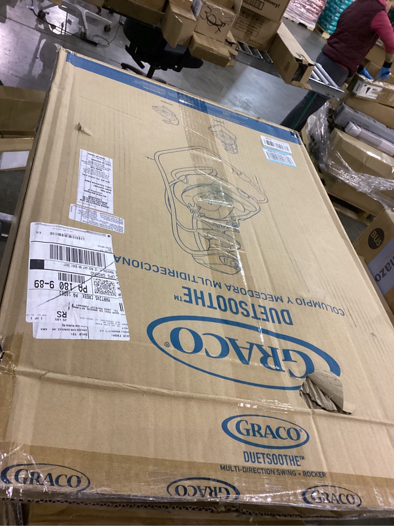 Condition photo showing As Is for Graco DuetSoothe 2 in 1 Portable Baby Swing & Baby Rocker, Multi Direction, Vibration, Winslet Winselt
