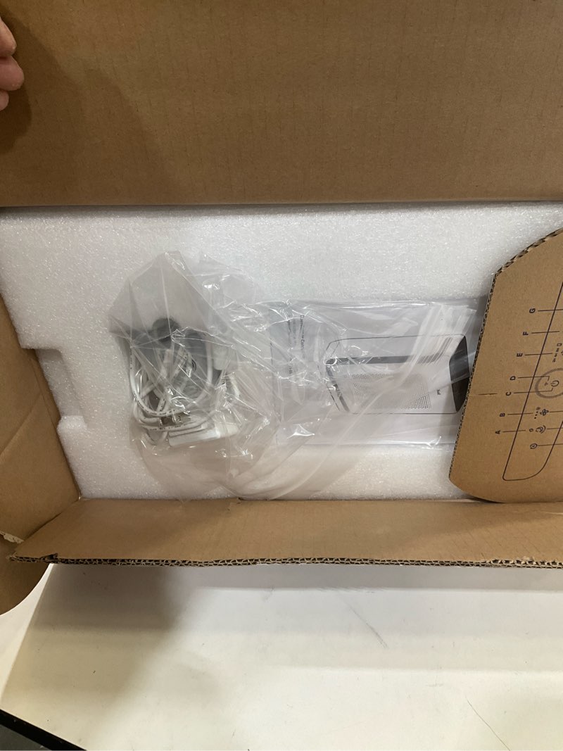 Condition photo showing As Is for levoit air purifiers for home large room up to 1875 ft² with washable pre-filter, aham verifide, air quality monitor, hepa sleep mode for allergies, pet hair in bedroom, vital 200s-p, white air purifier white