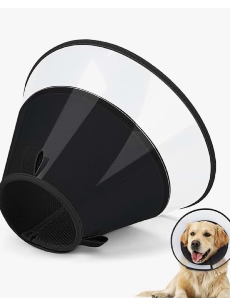 Joypig Soft Dog Cone Collar to Stop Licking: Alternative to Elizabethan Recovery Collar After Surger