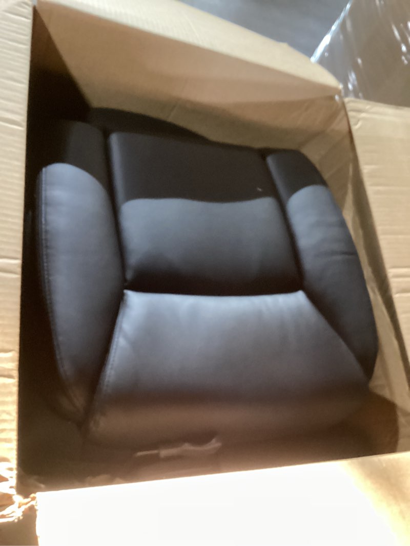 Amazon Basics Classic Puresoft PU Padded Mid-Back Office Desk Chair with Armrest, Easy Assembly, Stu