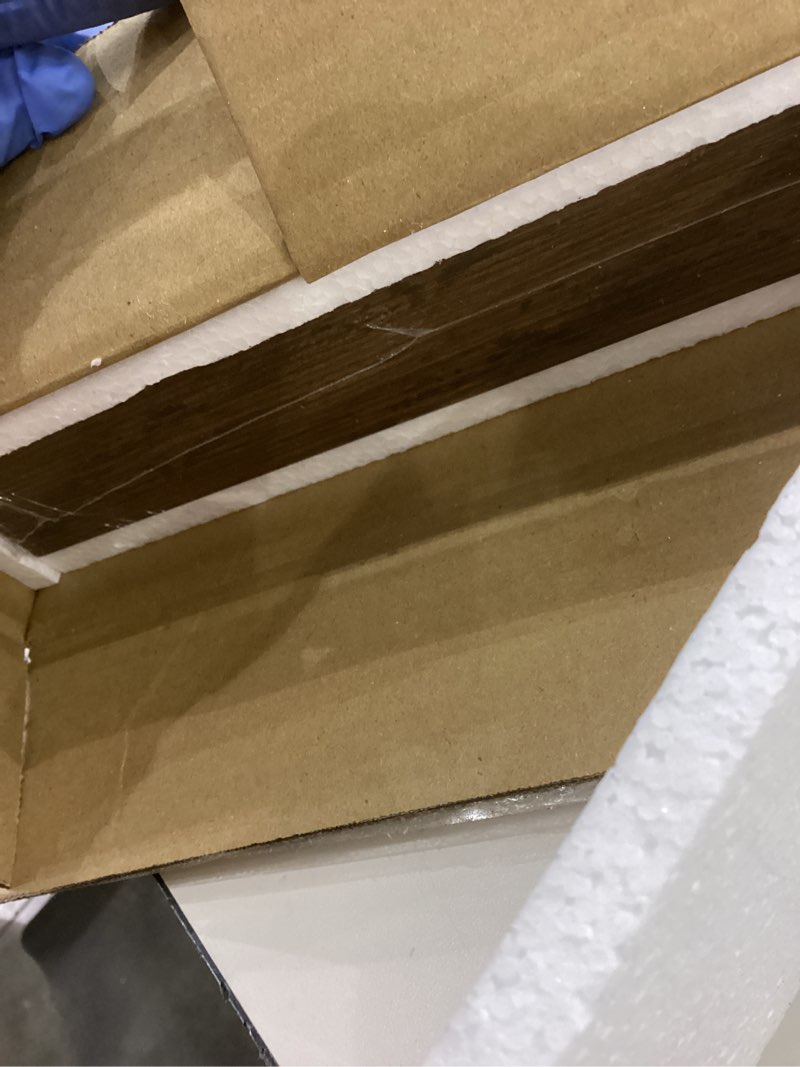 Condition photo showing Good Condition for Heimlove 36 Inch Floating Shelves for Wall,10 Deep Brown Wood Shelves with Invisible Brackets,Wall Mounted Storage & Display Shelves for Bedroom,Living Room,Kitchen,Office Brown 35.7"W x 10.3"D x 1.8"H,New