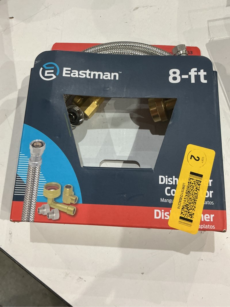 Condition photo showing Good Condition for eastman 8-ft 1,800-psi stainless steel dishwasher connector