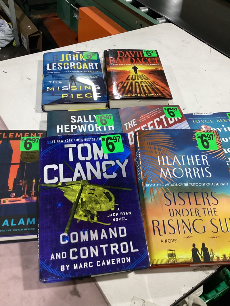 Condition photo showing Good Condition for assorted adult books
