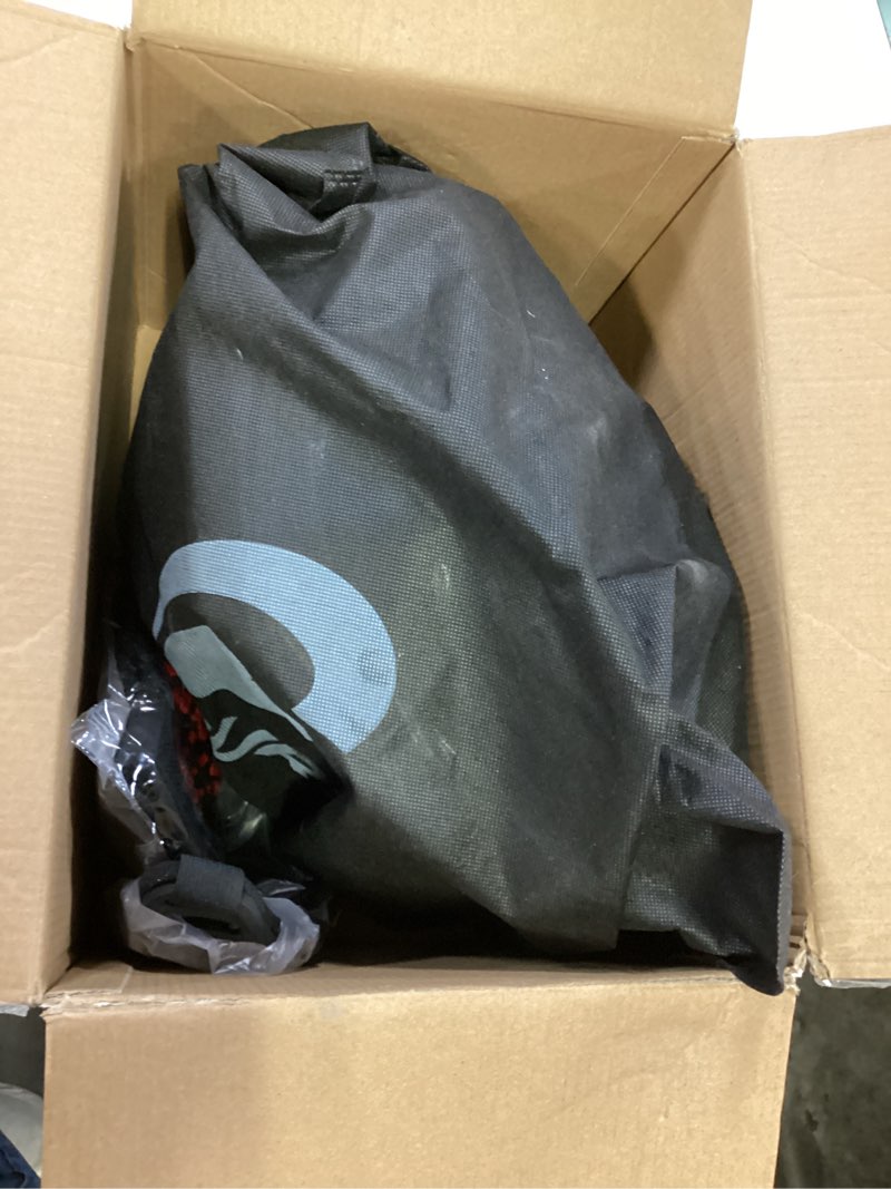 Condition photo showing New/Like New for Adult Motocross Dirt Bike Helmet with Goggle, Gloves & Mask - DOT/FMVSS-218 Off-Road Motorcycle & ATV Helmet with Adjustable Sun Visor New Black Flame Large