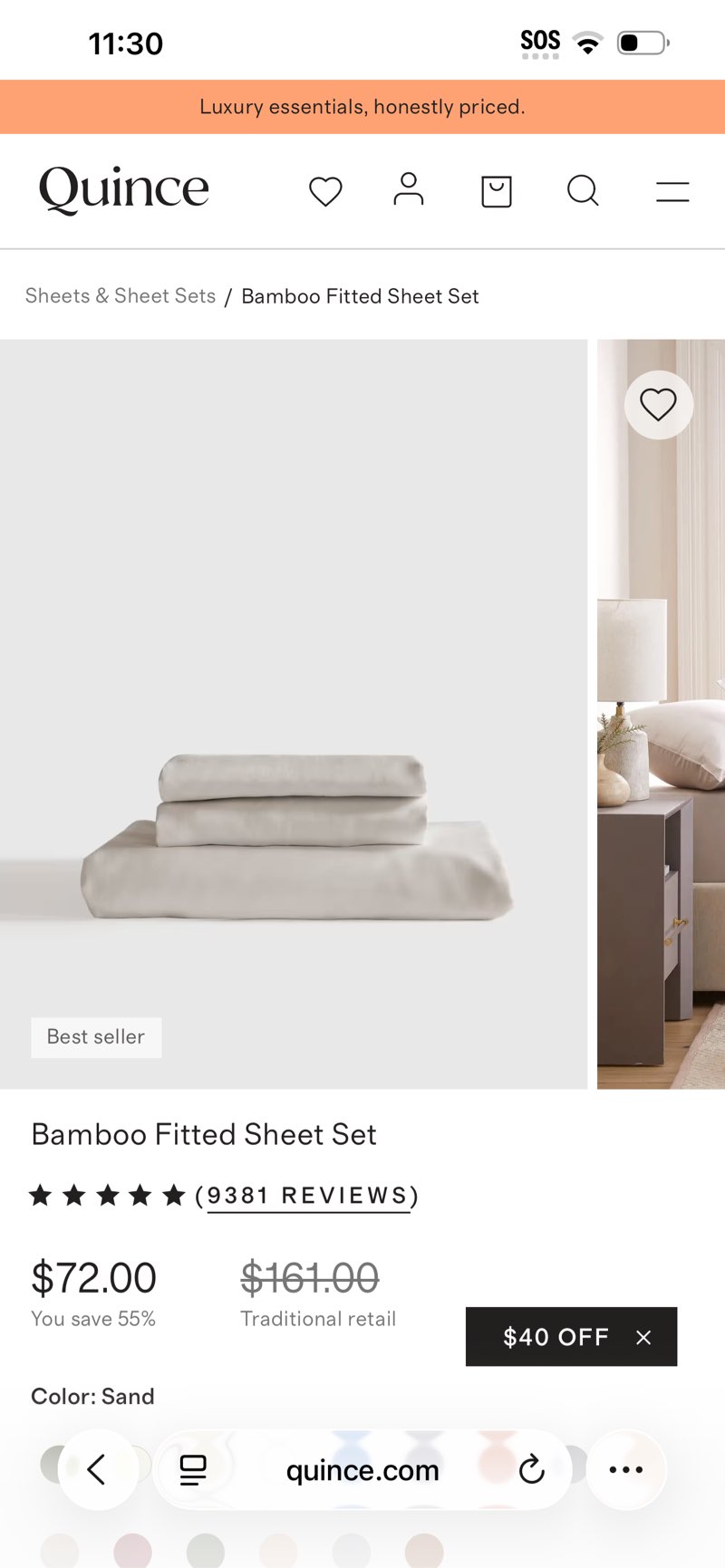 bamboo fitted sheet set, queen