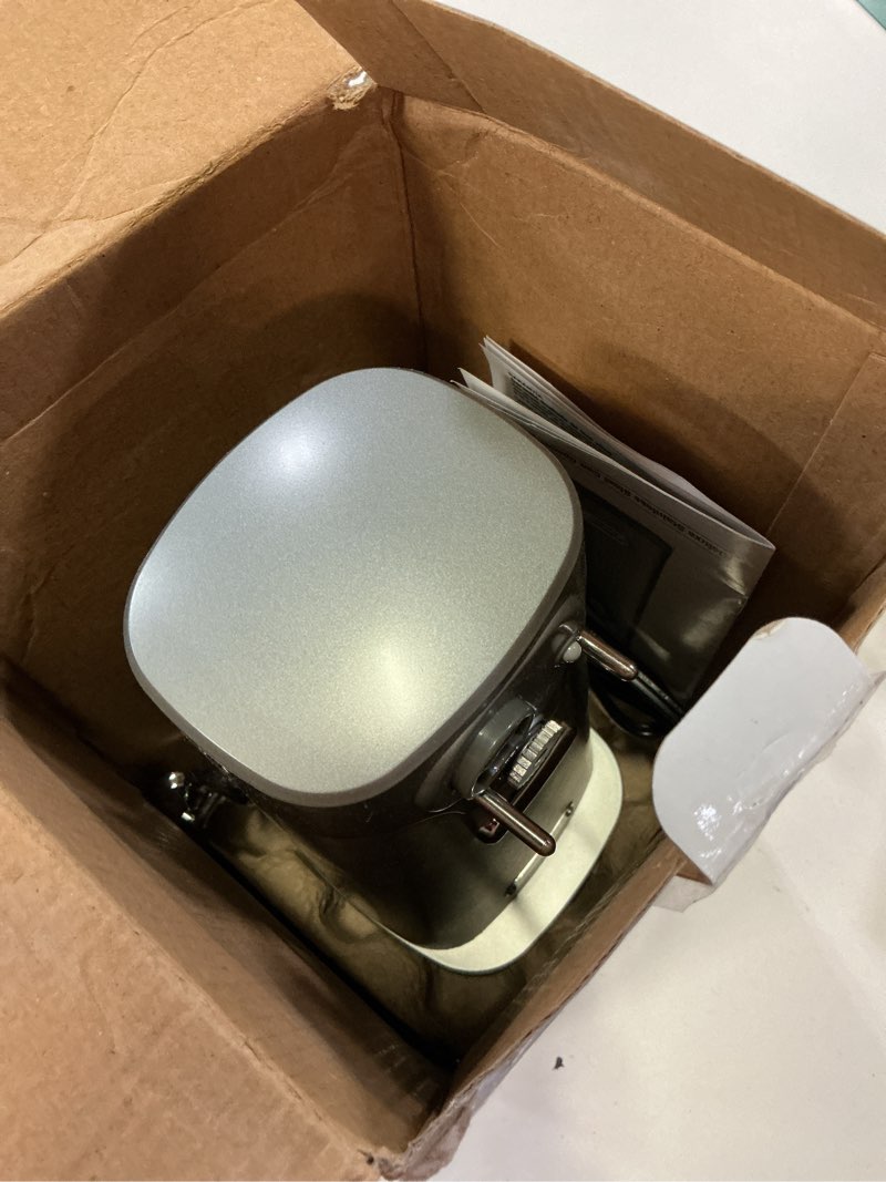 Condition photo showing As Is for cuisinart sco-60 deluxe electric can opener, quality-engineered motor system allows you to open any size can, stainless steel