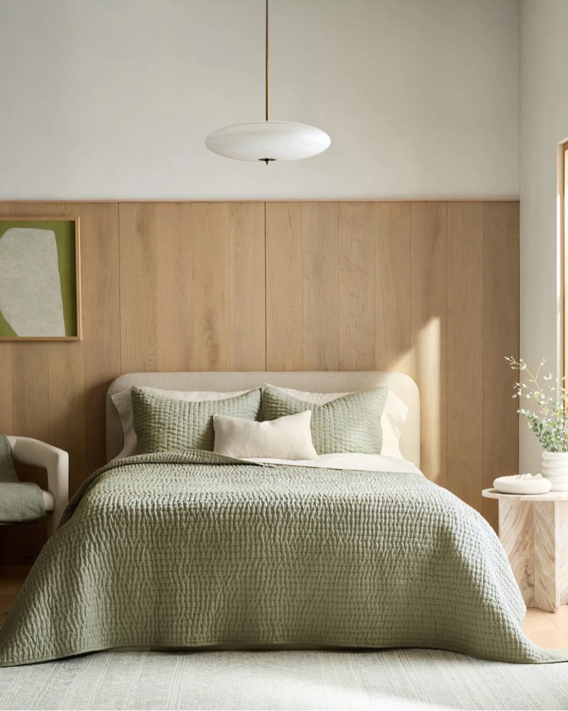 quince european linen cotton set of 3, king, color willowleaf 