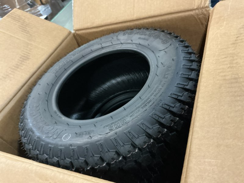 Condition photo showing Good Condition for maxauto 2 pcs 16x6.50-8 lawn mower tire for garden tractors riding mowers, 4pr, tubeless