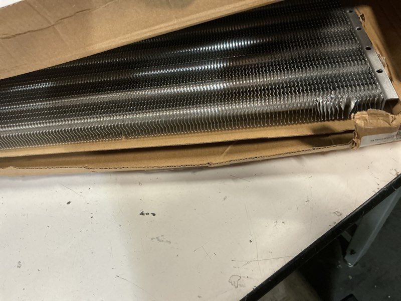 Condition photo showing As Is for magqoo 8 row tube and fin transmission cooler high performance universal aluminium oil cooler kit 8 row cooler