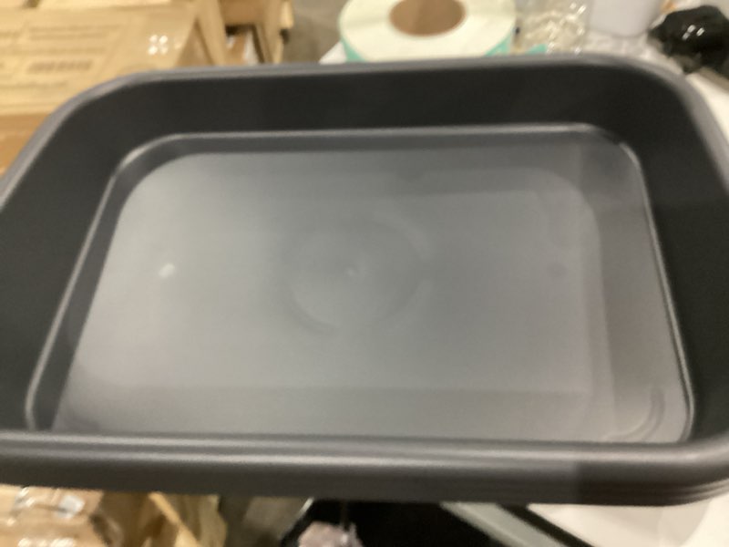 Condition photo showing Good Condition for 3 Pcs Large Cat Litter Box, Low Entry Senior Cat Litter Box Open Top Pet Litter Boxes Tray for Big Older Cats Kitten Sick Frail or Disabled Cat, 23.2" L x 16.5" W (Dark Gray)