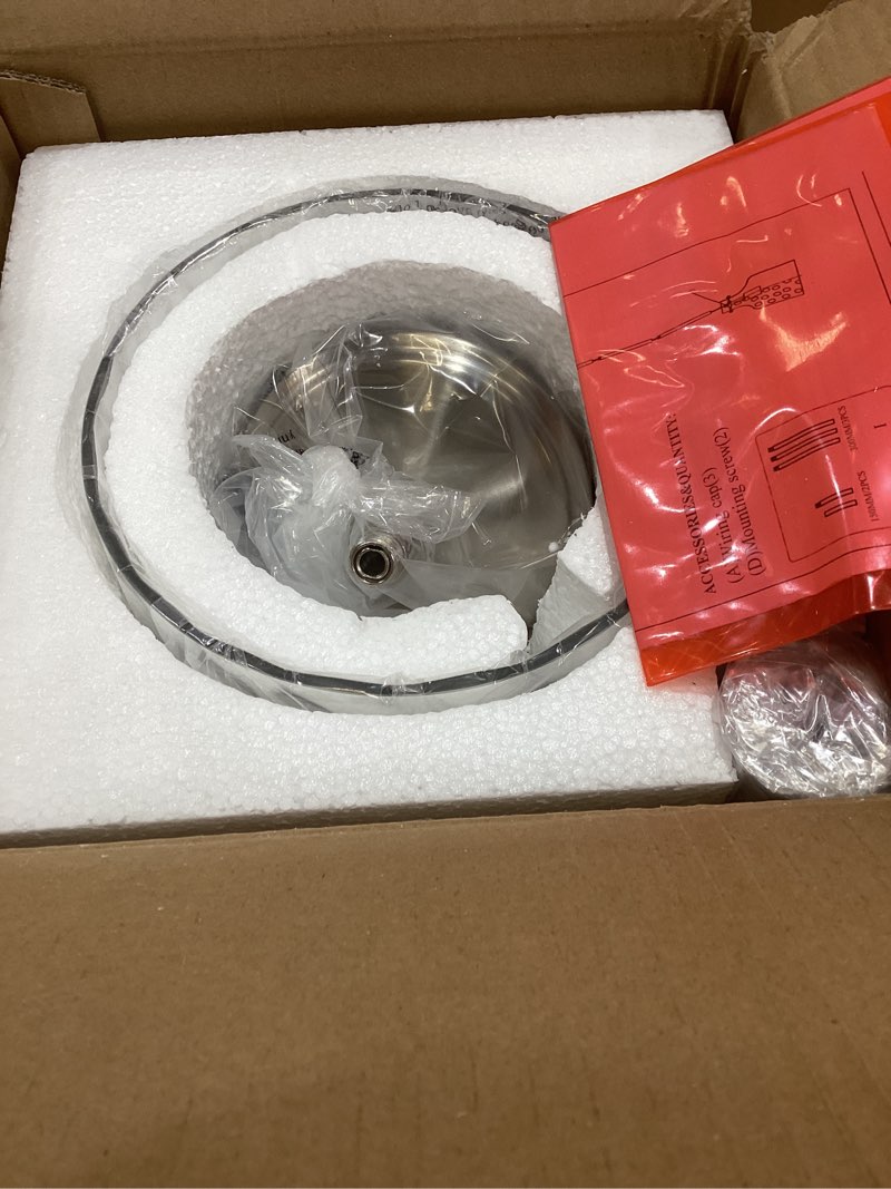Condition photo showing Good Condition for wilon modern glass pendant lighting for kitchen island, farmhouse pendant lights for dining room kitchen sink, adjustable hanging ceiling light 7" hammered glass shade, brushed nickel metal finish nickel-hammered glass 1-light-large