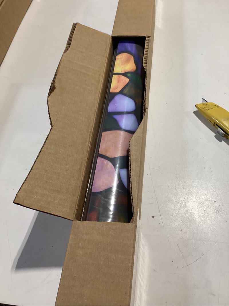 Condition photo showing Good Condition for artscape 01-0113 decorative window film, 24 inch x 36 inch (pack of 1)