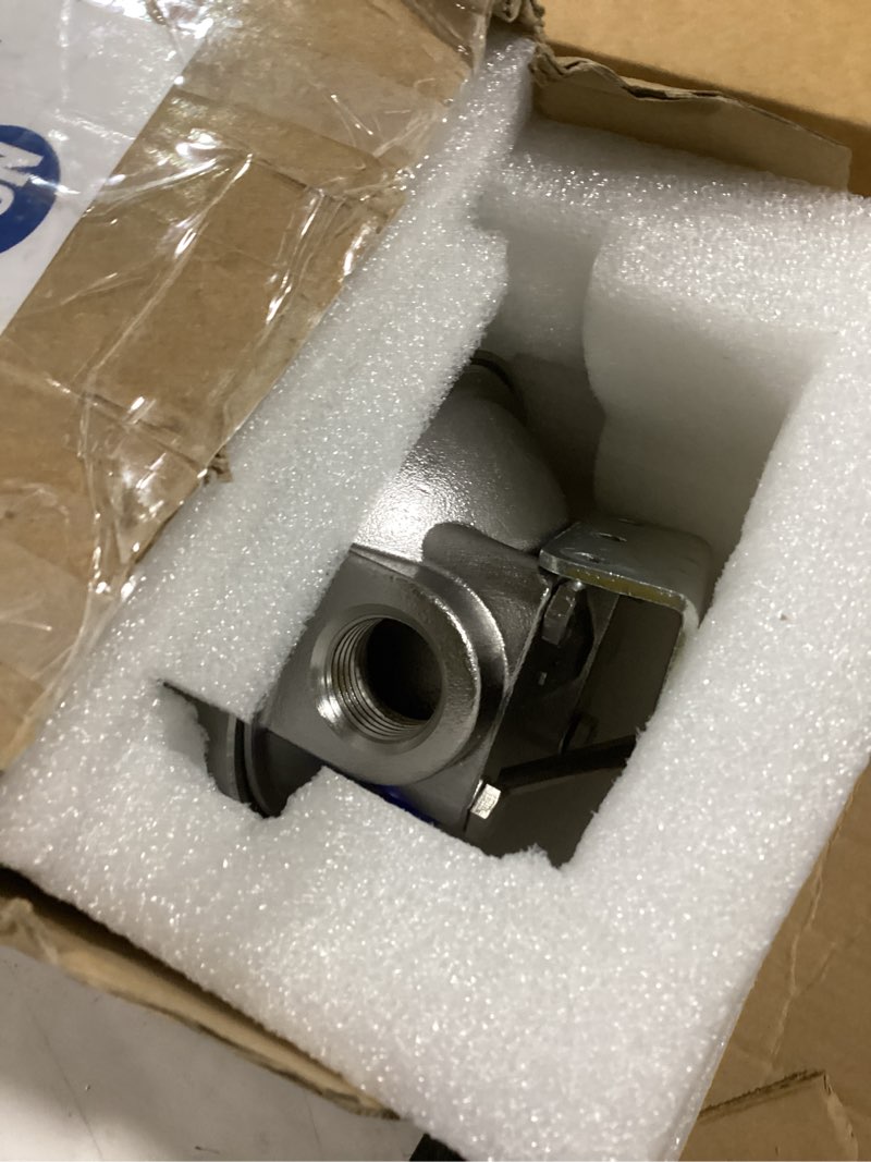Condition photo showing Good Condition for amwater nsf/ansi 42 stainless steel whole house water filter housing, 10" x 2.5" sediment water filter system for heavy duty, well & city water, 1/2" npt port, drain valve style a(wing) 10" a housing-1/2npt