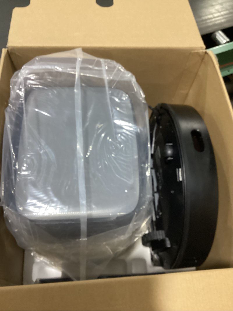 Condition photo showing Good Condition for AIRROBO Robot Vacuum and Mop Combo, Self-Emptying, 60-Day Capacity, Home Mapping, Schedule, Wi-Fi/App/Alexa/Remote, 180mins Runtime, T20+ Robotic Vacuum Cleaner for Pet, Hard Floors, Carpet Vacuum size: L13.8 x W 13.8 x H3.7 Light Black