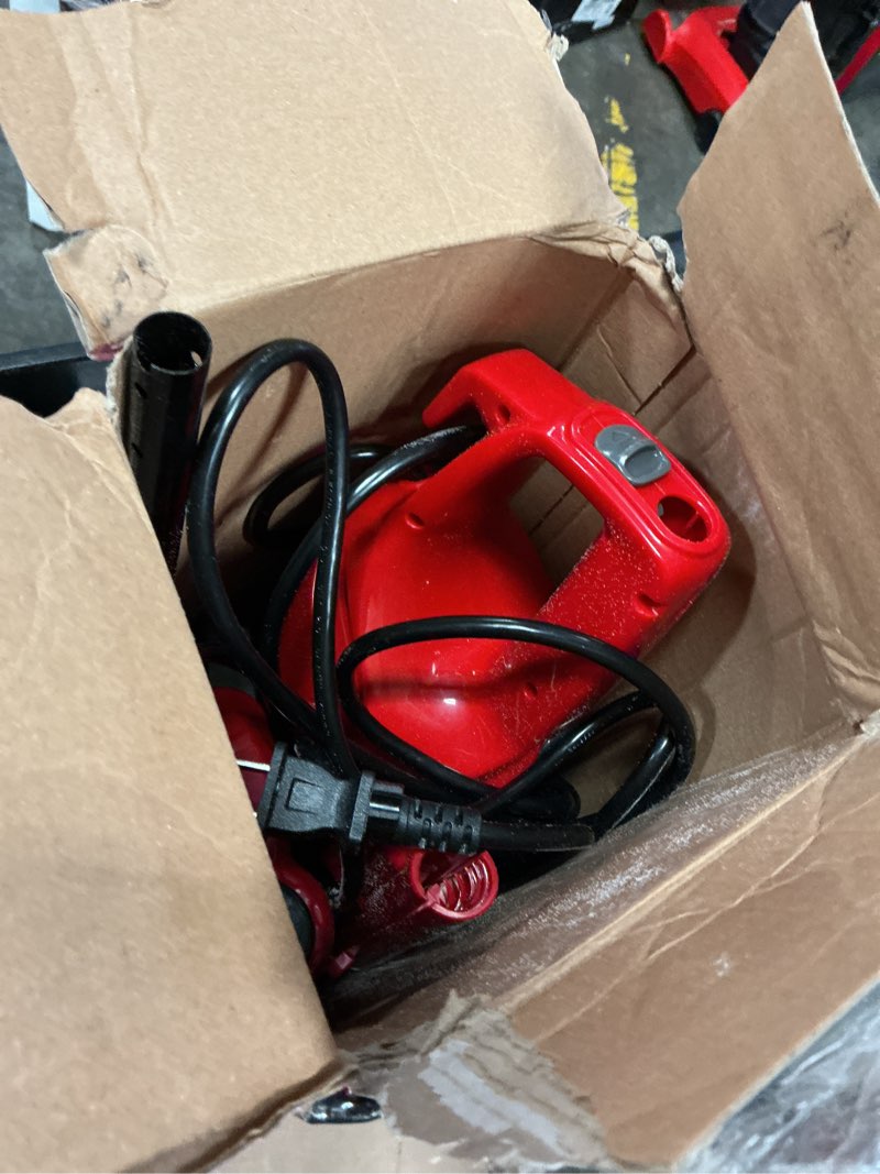Condition photo showing As Is for vibe 3-in-1 bagless lightweight corded stick vacuum cleaner