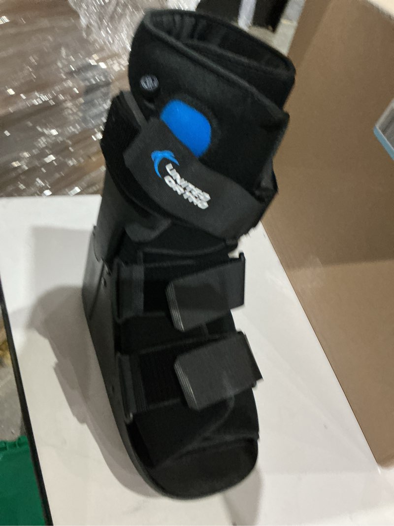 Condition photo showing As Is for united ortho - usa14117 short air cam walker fracture boot, large, black (#5)