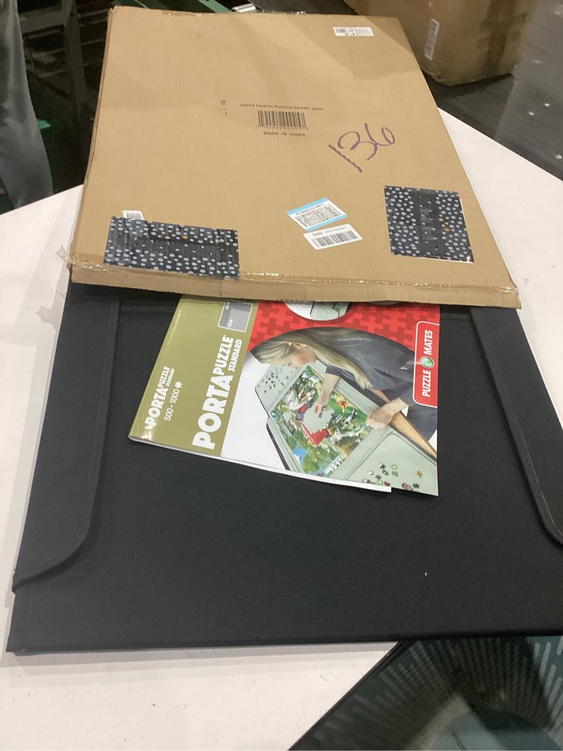 Condition photo showing Good Condition for bits and pieces portapuzzle portable puzzle board 1000 pieces - compact lightweight foldable portable puzzle mat with removable sorting areas - 22.5 inch x 31.5 inch standard 1000 pc size caddy