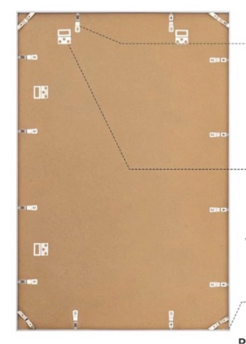 20x30 metal picture frame with 16x24 mat, brushed aluminum finish, tempered glass front, and attached hanging hardware - versatile wall display frames for vertical or horizontal orientation(silver)