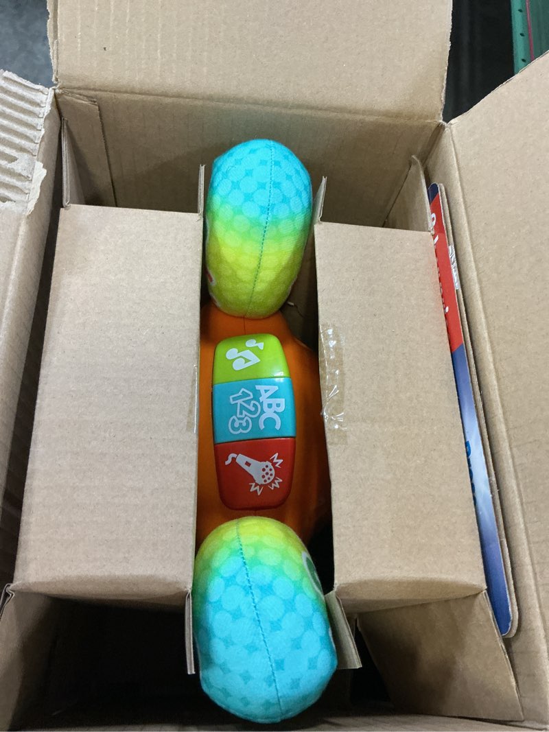 Condition photo showing New/Like New for Fisher-Price Baby & Toddler Learning Toy DJ Bouncin’ Beats with Music Lights & Bouncing Action for Ages 9+ Months Blue