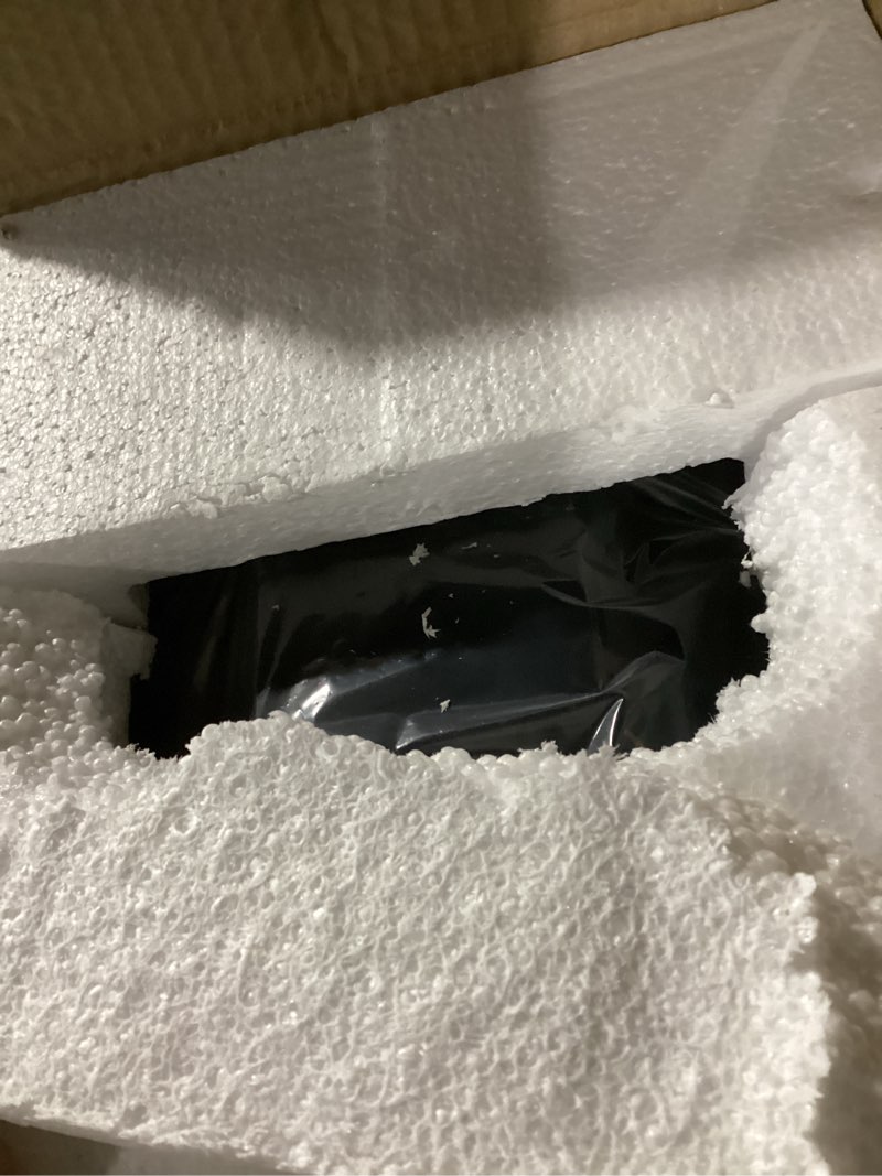 Condition photo showing New/Like New for EDISHINE Large Size Dusk to Dawn Outdoor Post Light, 21.9'' H 120V Pole Light Fixture with Pier Mount Base, Waterproof Exterior Lamp Post Lantern Head for Yard, Driveway, Fence, Black