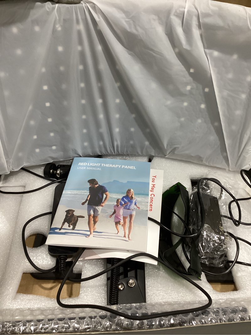 Condition photo showing Good Condition for Red Light Therapy for Face and Body, Red Infrared Light Therapy Lamp with Stand Led 660nm Red Light-Therapy& 850nm Infrared Light Device for Body