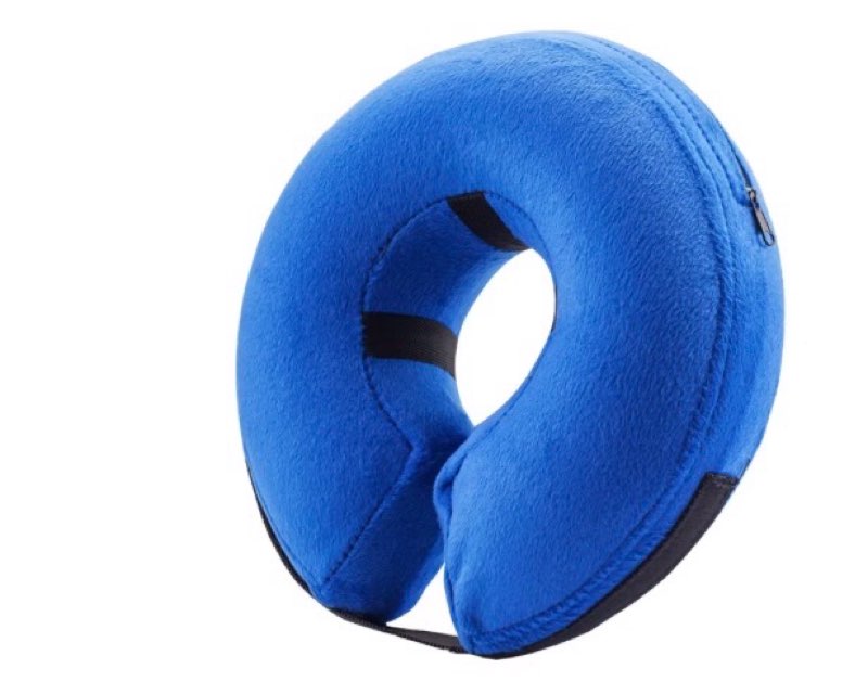 Large))Bencmate Protective Inflatable Collar for Dogs and Cats - Soft
