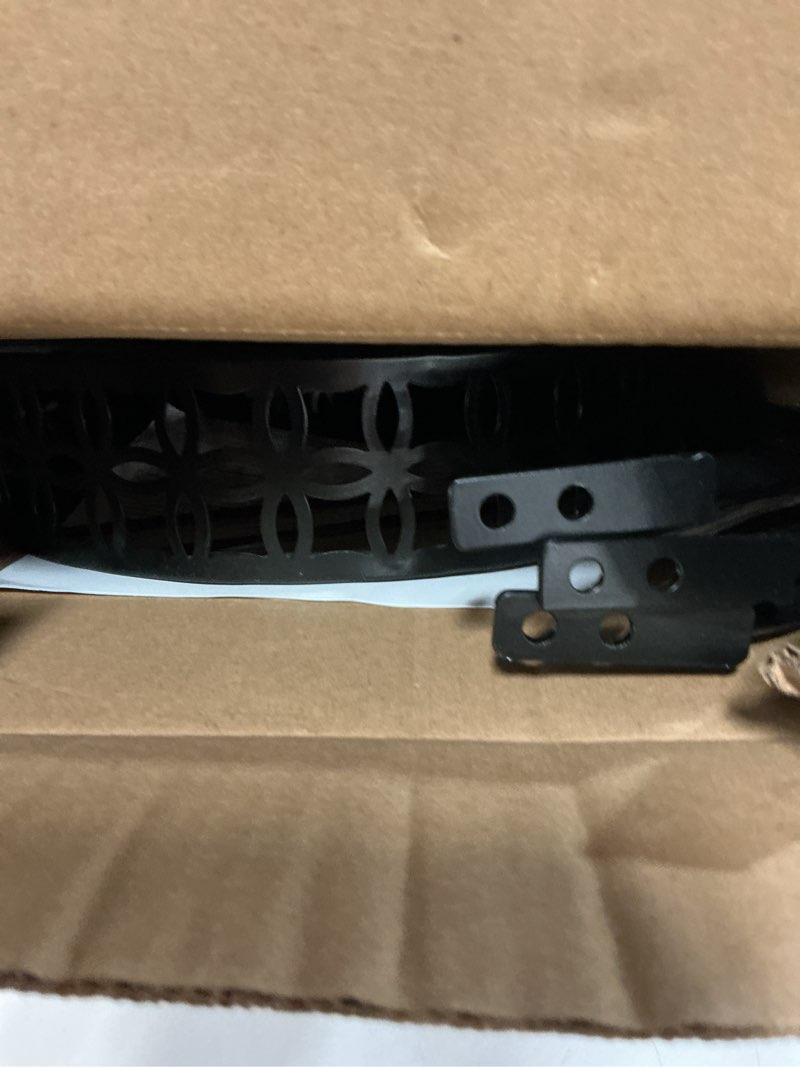 Condition photo showing Good Condition for allen + roth 27.3-inches h x 10-inches w black indoor/outdoor round steel plant stand