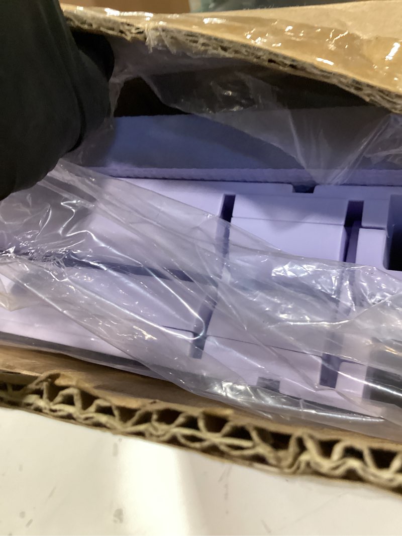 Condition photo showing Good Condition for janua pilates board - pilates reformer set, multi-purpose foldable pilates reformer board for home, 5 in 1 pilates sliding board purple