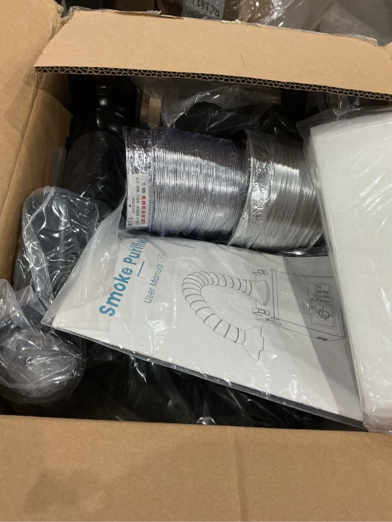 Condition photo showing Good Condition for Sovol Solder Fume Extractor, 100W Suction Smoke Absorber Remover with Air Volume 200m³/h, 3-Stage Filtration, 2 shapes of Smoke Hoods and 3 Exhaust Hoses for Welding Smoke Absorption Soldering