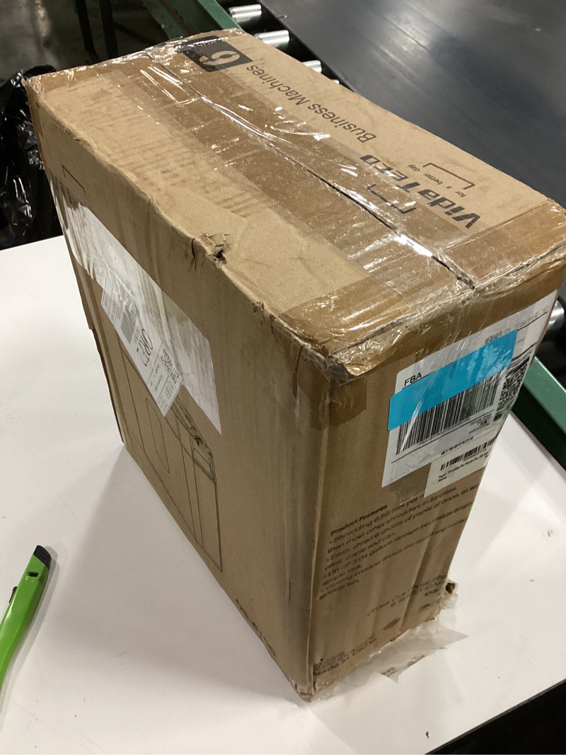 Condition photo showing New/Like New for Paper Shredder for Home Use 6-Sheet Cross-Cut Shredder,Also Shred Card/Clip/Staple,P-4 Higher Security,Small Document Shredding Machine for Office,Heavy Duty with Jam Proof,3.04-Gal Bin