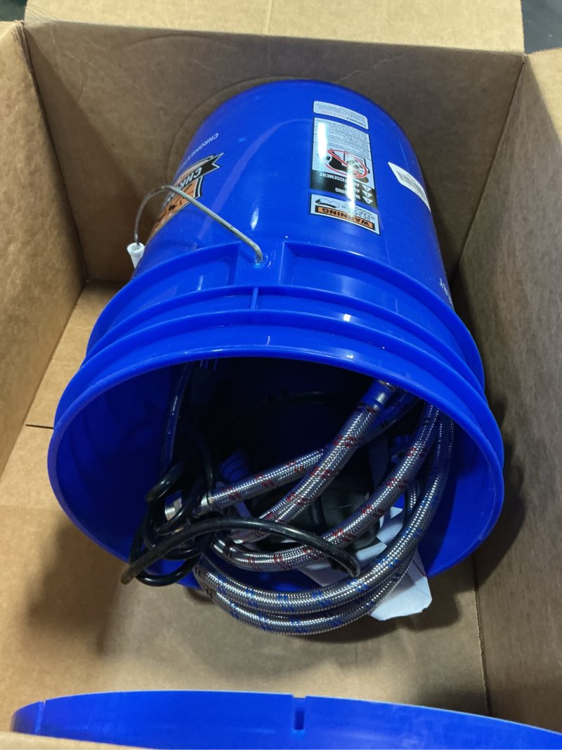 Condition photo showing Good Condition for chromex tankless water heater flush kit with certified liquid descaling solution and 1/6hp extra strength pump 1 quart