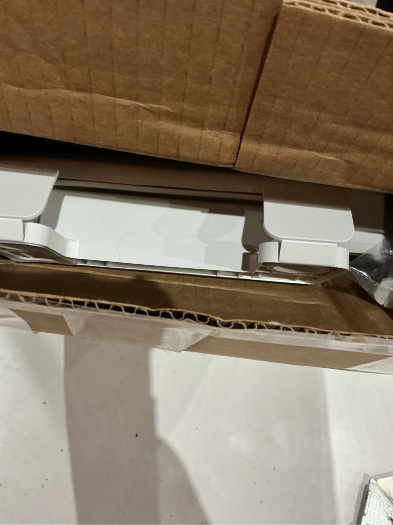 Condition photo showing Good Condition for toilet seat round soft close16.5'', toilet lid slow close quiet no slam, easy installation & release?safe pp material easy clean, comfortable ergonomic design, 2 years support, white plastic white round 16.5inch